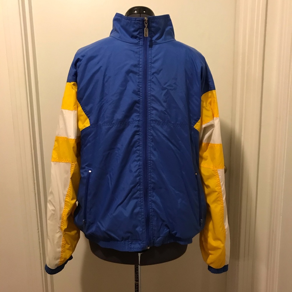 Holloway Full-Zip Blue,Yellow,White Jacket Men’s L